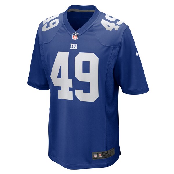 Matthew Adams New York Giants Nike Team Game Jersey - Royal - Image 2