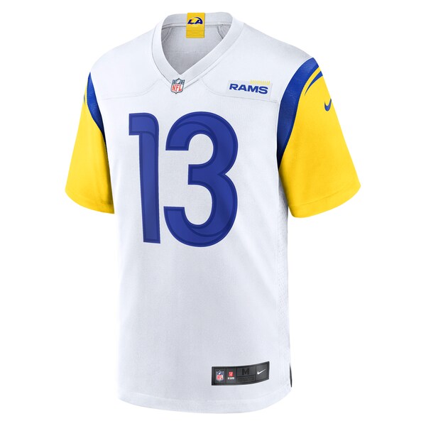 Stetson Bennett Los Angeles Rams Nike Game Jersey - White/Royal - Image 3
