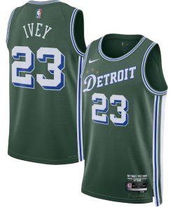 Jaden Ivey Detroit Pistons Nike 2022/23 Swingman Jersey - City Edition - Green