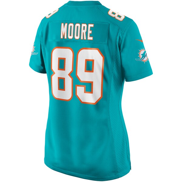 Nat Moore Miami Dolphins Nike Women's Game Retired Player Jersey - Aqua - Image 2