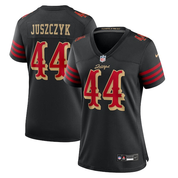 Kyle Juszczyk San Francisco 49ers Nike Women's 2025 Rivalries Collection Game Jersey - Black