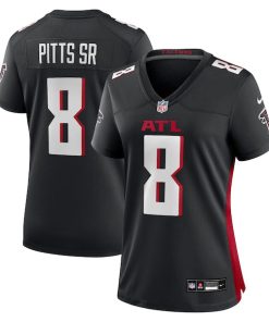 Kyle Pitts Sr. Atlanta Falcons Nike Women's  Game Jersey -  Black
