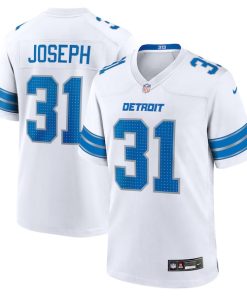 Kerby Joseph Detroit Lions Nike Game Jersey -  White/Blue