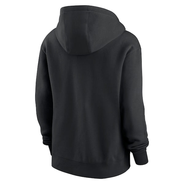 Cincinnati Bengals Nike Women's 2024 NFL Crucial Catch Club Pullover Hoodie - Black - Image 3