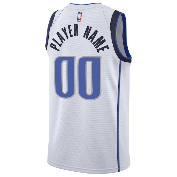 Dallas Mavericks Nike Custom Swingman Jersey White - Association Edition - Image 3