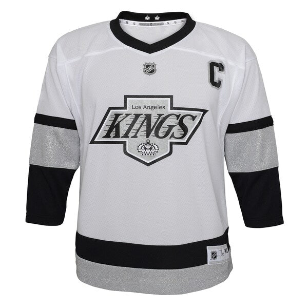 Anze Kopitar Los Angeles Kings Preschool 2021/22 Alternate Replica Player Jersey - White - Image 2
