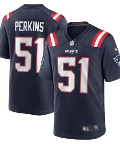 Ronnie Perkins New England Patriots Nike Game Jersey - Navy