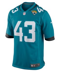 Alternative view of Derek Parish Jacksonville Jaguars Nike  Game Jersey -  Teal