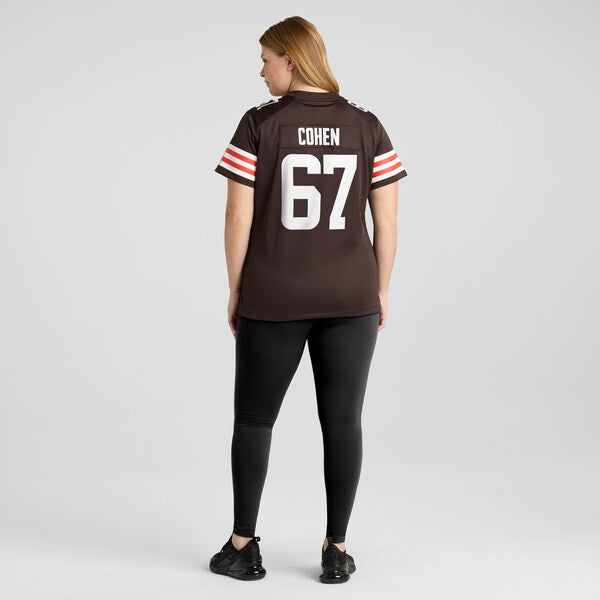 Javion Cohen Cleveland Browns Nike Women's Game Jersey - Brown - Image 7