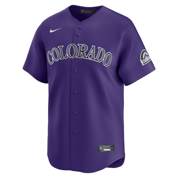 Colorado Rockies Nike Alternate Limited Jersey - Purple - Image 2