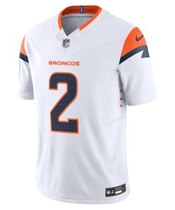 Alternative view of Patrick Surtain II Denver Broncos Nike Vapor F.U.S.E. Limited Jersey - White