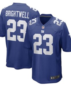 Gary Brightwell New York Giants Nike Team Game Player Jersey - Royal