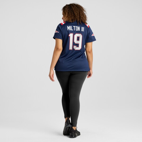 Joe Milton III New England Patriots Nike Women's Game Jersey - Navy - Image 7