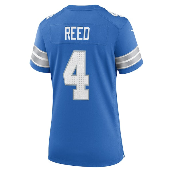 D.J. Reed Detroit Lions Nike Women's Team Game Jersey - Blue - Image 3