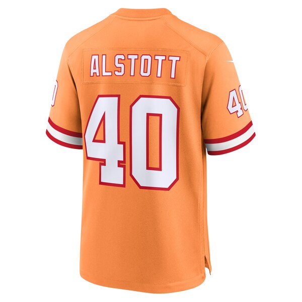 Mike Alstott Tampa Bay Buccaneers Nike Throwback Game Jersey - Orange - Image 3
