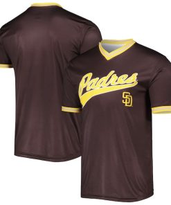 San Diego Padres Stitches Cooperstown Collection Team Jersey - Brown