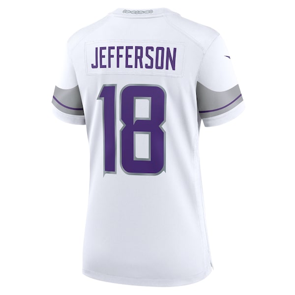 Justin Jefferson Minnesota Vikings Nike Women's Alternate Game Player Jersey - White - Image 3