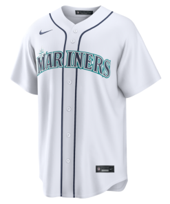 Alternative view of Josh Naylor Seattle Mariners Nike Home Replica Jersey - White