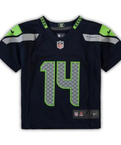 Alternative view of DK Metcalf Seattle Seahawks Nike Toddler Game Jersey - Navy