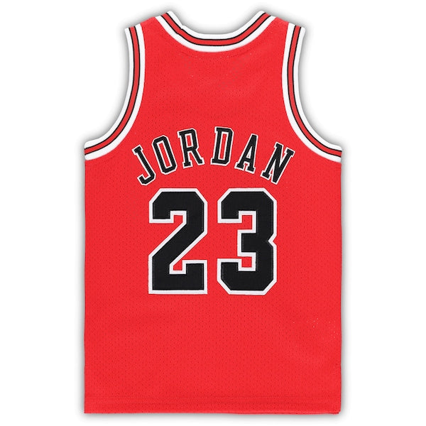 Michael Jordan Chicago Bulls Toddler 1997/98 Hardwood Classics Authentic Jersey - Red/Black/White - Image 4