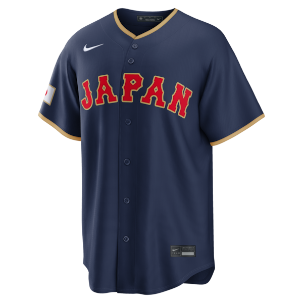 Seiya Suzuki Japan Baseball Nike 2026 World Baseball Classic Road Stadium Jersey - Navy/White - Image 3