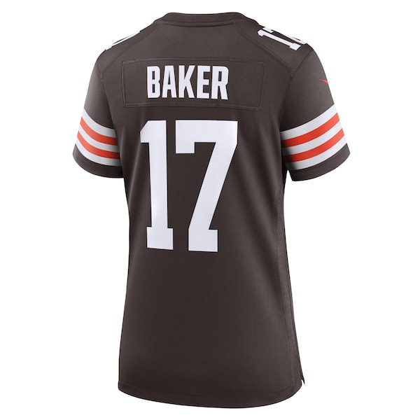 Jerome Baker Cleveland Browns Nike Women's Team Game Jersey - Brown - Image 3