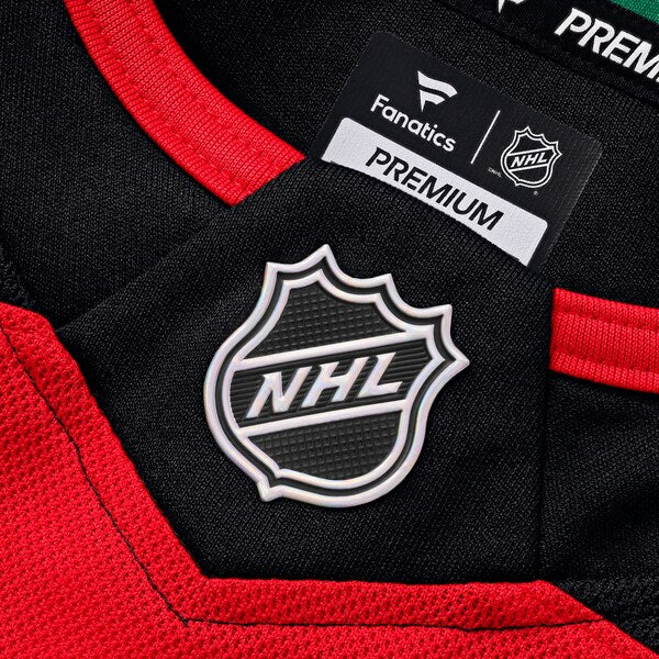 New Jersey Devils Home Premium Custom Jersey - Red/Black/White - Image 7