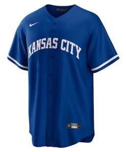 Alternative view of Bo Jackson Kansas City Royals Nike Alternate Cooperstown Collection Replica Player Jersey - Royal