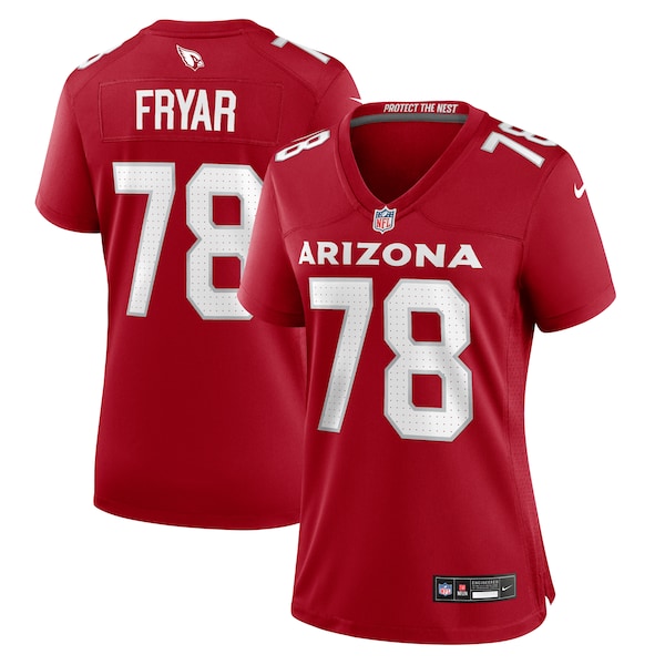 Josh Fryar Arizona Cardinals Nike Women's Team Game Jersey - Cardinal