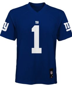 Alternative view of Malik Nabers New York Giants Youth Replica Player Jersey - Royal