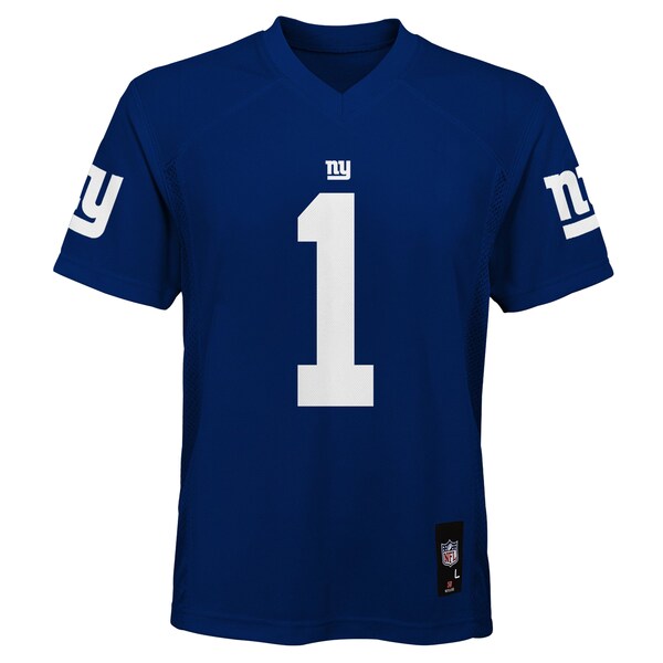 Malik Nabers New York Giants Youth Replica Player Jersey - Royal - Image 2