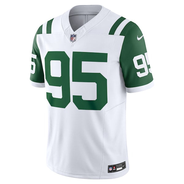 Quinnen Williams New York Jets Nike Classic Alternate Vapor F.U.S.E. Limited Jersey - White - Image 3