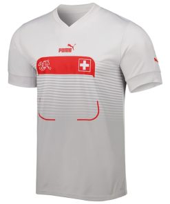 Alternative view of Switzerland National Team Puma 2022/23 Away Replica Jersey - White