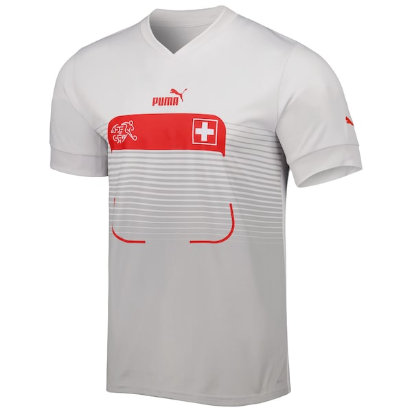 Switzerland National Team Puma 2022/23 Away Replica Jersey - White - Image 2