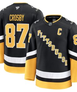 Sidney Crosby Pittsburgh Penguins  Alternate Premium Jersey - Black/White