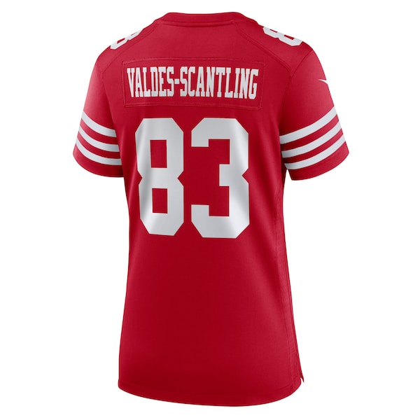Marquez Valdes-Scantling San Francisco 49ers Nike Women's Team Game Jersey - Scarlet - Image 3