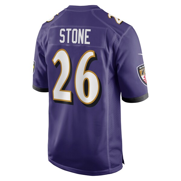 Geno Stone Baltimore Ravens Nike Game Jersey - Purple - Image 3