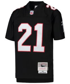 Alternative view of Deion Sanders Atlanta Falcons Youth 1992 Legacy Retired Player Jersey - Black
