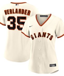 Justin Verlander San Francisco Giants Nike Women's Home Replica Jersey - Cream