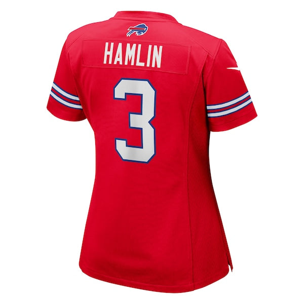 Damar Hamlin Buffalo Bills Nike Women's Player Jersey - Red - Image 3