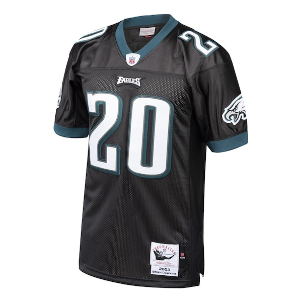 Brian Dawkins Philadelphia Eagles 2003 Authentic Throwback Retired Player Jersey - Black/White - Image 3