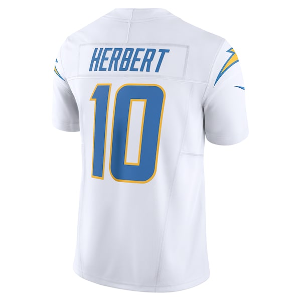 Justin Herbert Los Angeles Chargers Nike Vapor F.U.S.E. Limited Jersey - White/Navy/Powder Blue/Royal - Image 4