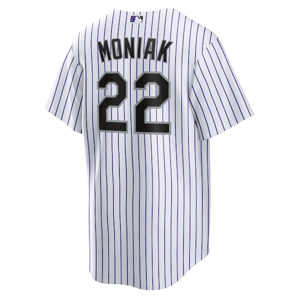 Mickey Moniak Colorado Rockies Nike Home Replica Jersey - White - Image 3