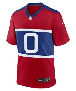 Alternative view of Brian Burns New York Giants Nike Alternate Game Jersey - Century Red
