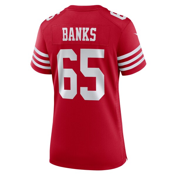 Aaron Banks San Francisco 49ers Nike Women's Game Jersey - Scarlet - Image 4