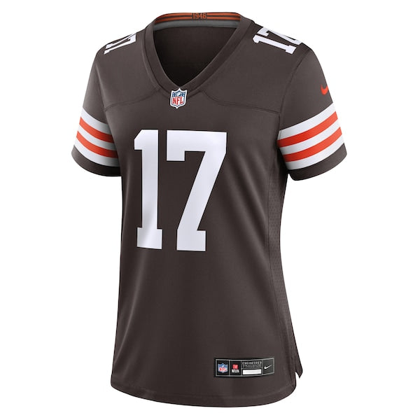 Jerome Baker Cleveland Browns Nike Women's Team Game Jersey - Brown - Image 2