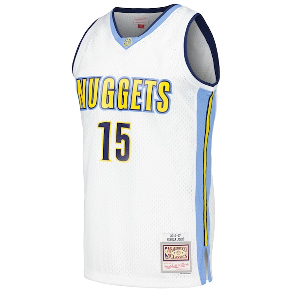 Nikola Jokic Denver Nuggets 2016/17 Throwback Swingman Jersey - White - Image 5