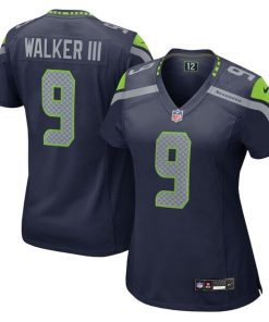 Kenneth Walker III Seattle Seahawks Nike Women's Team Game Jersey -  College Navy/Neon Green