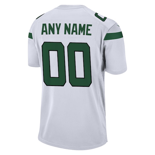 New York Jets Nike Custom Game Jersey - White - Image 3