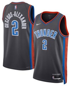 Shai Gilgeous-Alexander Oklahoma City Thunder Nike Unisex Swingman Jersey - Icon Edition - Gray